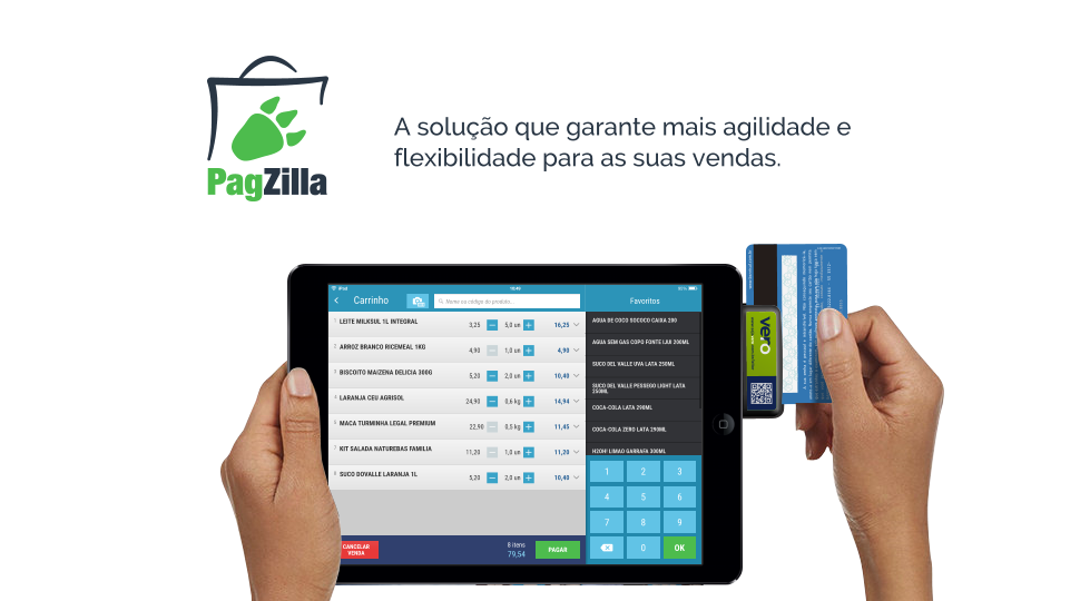 PagZilla - A solução que garante mais agilidade e flexibilidade para as suas vendas.