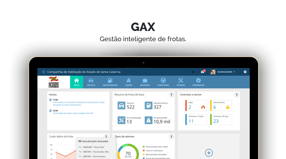 GAX - Gestão inteligente de frotas
